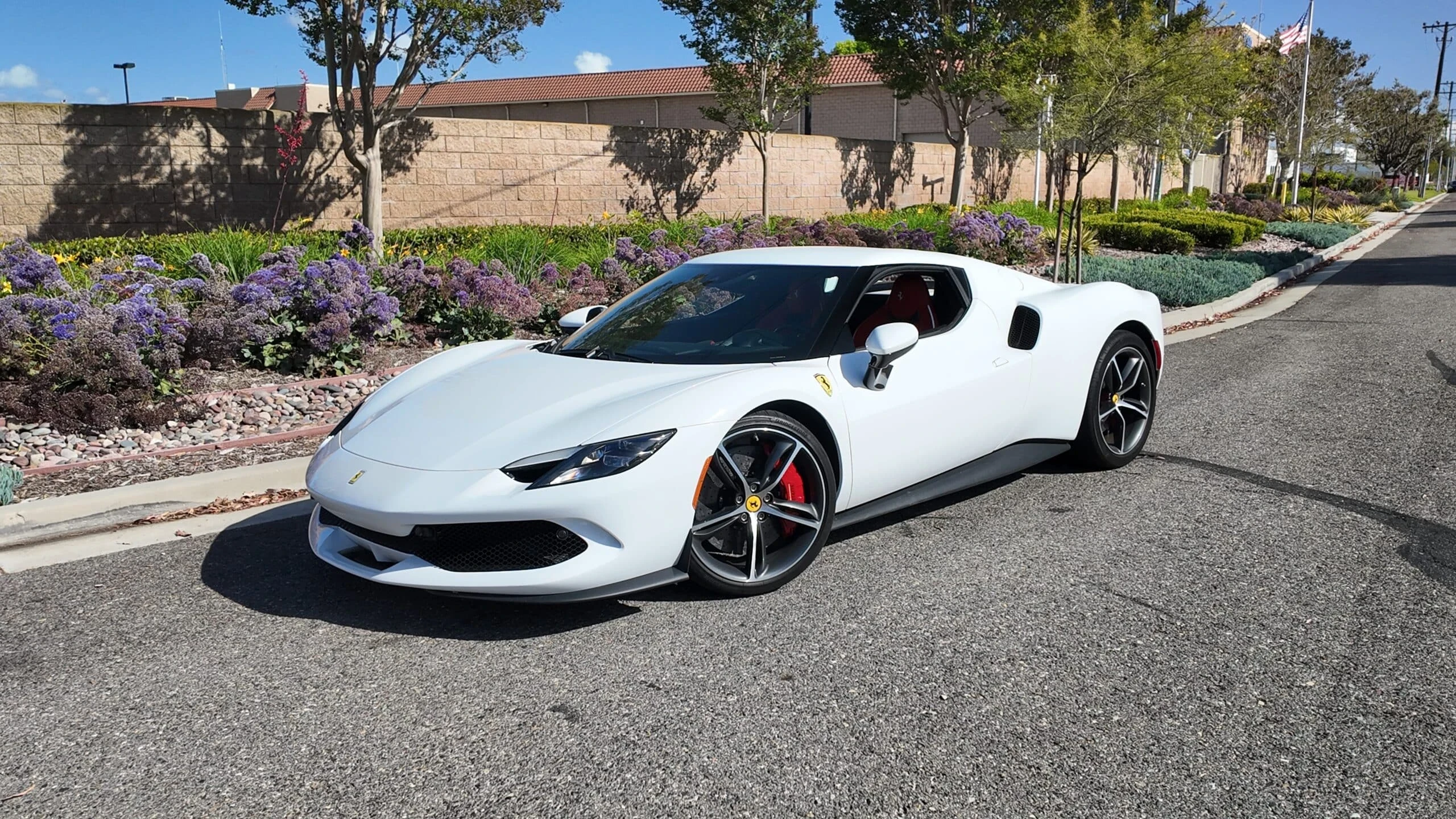 Ferrari 296 GTB exterior for one-day exotic car rentals