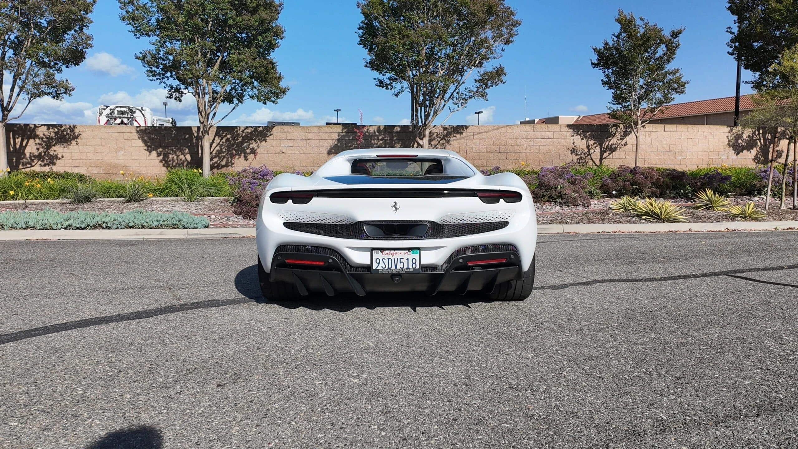 Ferrari 296 GTB detail relevant to one-day exotic car rentals on MIA / LUX