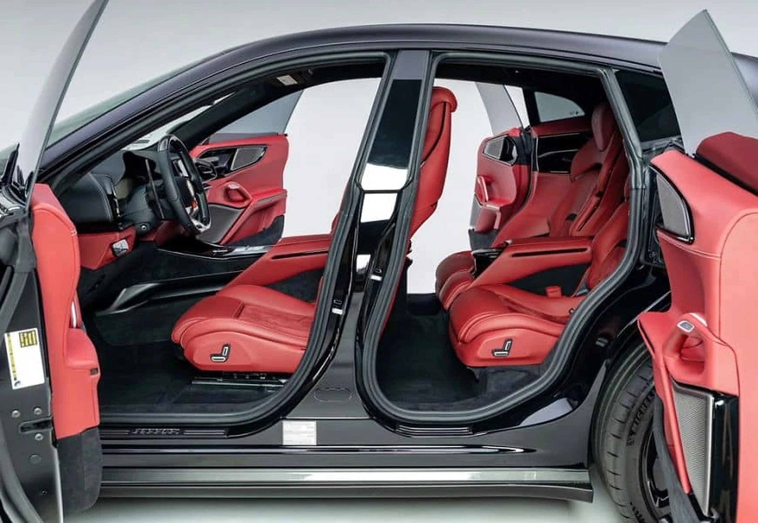 Ferrari Purosangue detail relevant to exotic car rentals with luggage planning on MIA / LUX