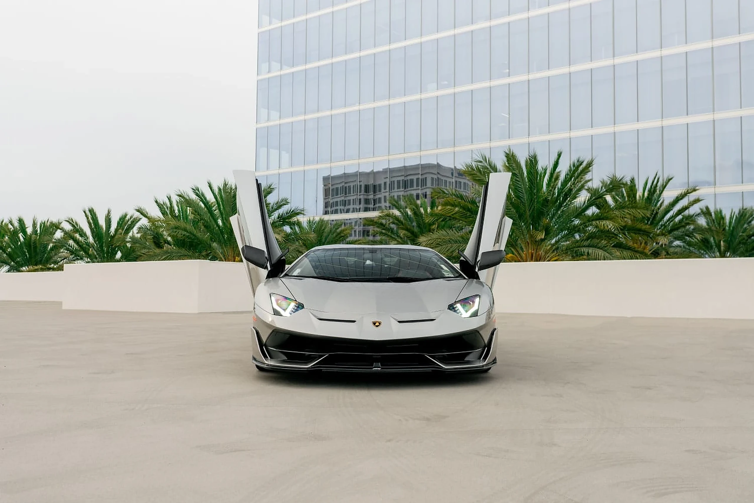 Lamborghini Aventador SVJ detail relevant to photoshoot & production vehicles on MIA / LUX